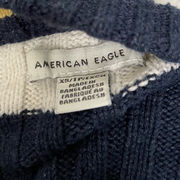 AE Cropped Striped Cardigan - Picture 3 of 3